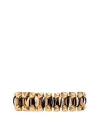 Ela Stone | Metallic Rowina Coloured Thread Stud Bracelet | Lyst