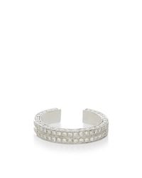 Maison Dauphin | White Gold And Diamond Double Row Band | Lyst