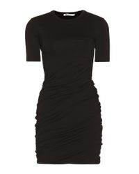 T By Alexander Wang | Black Ruched T Dress | Lyst
