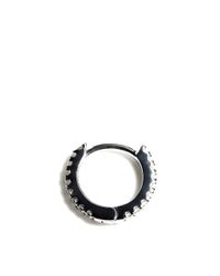 Maria Tash | Metallic 18k White Gold and Diamond Eternity Clicker Earring | Lyst