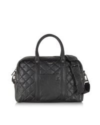 Zadig & Voltaire - Beha Biker Black Quilted Satchel - Lyst