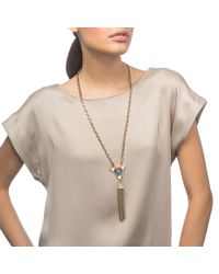 Lulu Frost | Metallic Petra Tassel Necklace | Lyst