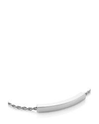 Monica Vinader | Metallic Linear Chain Bracelet | Lyst