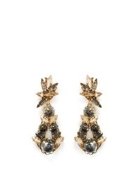 Erickson Beamon | Metallic 'Temporal Schism' Crystal Glass Bead Earrings | Lyst