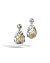 John Hardy | Metallic Legends Naga Shape Earrings | Lyst