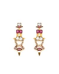 Lizzie Fortunato | Metallic Till Dawn Earrings | Lyst