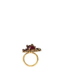 Erickson Beamon | Multicolor 'hyperdrive' Small Swarovski Crystal Flare Ring | Lyst