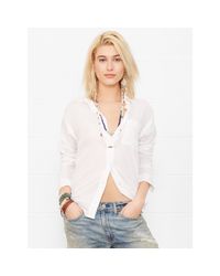 Denim & Supply Ralph Lauren | White Cotton Boyfriend Shirt | Lyst