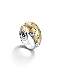 John Hardy | Metallic Dome Ring | Lyst