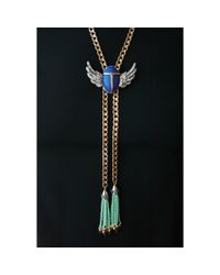 Lulu Frost | Green Eternal Life Tassel Necklace | Lyst