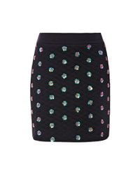Opening Ceremony | Black Sparrow Embellished Mini Skirt | Lyst