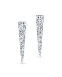 Anne Sisteron - Metallic 14kt White Gold Diamond Dagger Earring - Lyst