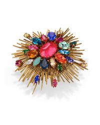 Erickson Beamon | Multicolor Telepathic Crystal Ring | Lyst