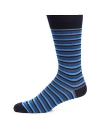 Paul Smith | Blue Odd Ombre Stripe Socks for Men | Lyst