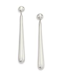 Ippolita | Metallic Glamazon Sterling Silver Elongated Teardrop Earrings | Lyst