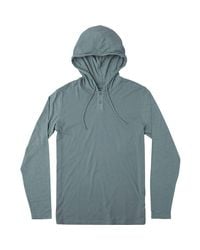 RVCA Blue Pick Up Hoodie for men