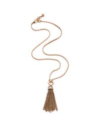 Lulu Frost - Metallic Narcissus Tassel Necklace - Lyst