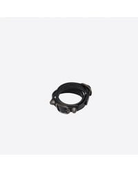 Balenciaga | Black Classic Bracelet Triple Tour | Lyst