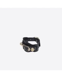 Balenciaga | Black Giant Gold Bracelet | Lyst