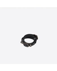 Balenciaga - Black Classic Bracelet Triple Tour - Lyst