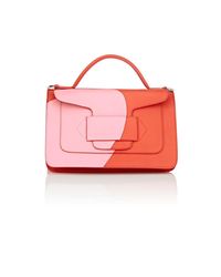 Pierre Hardy Pink Alpha Leather Shoulder Bag