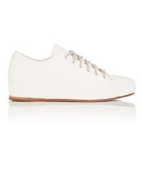 Feit White Leather Sneakers