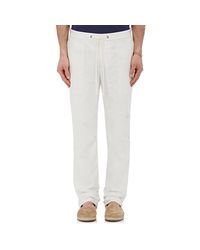 James Perse Multicolor Twill Drawstring Pants for men