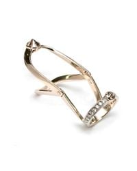Ara Vartanian | Metallic Hinged White Gold Ring | Lyst