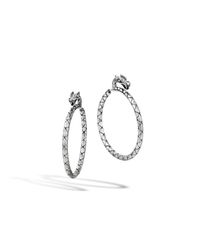 John Hardy | Metallic Legends Naga Medium Hoop Earrings | Lyst