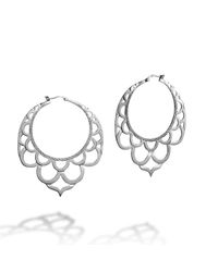 John Hardy | Metallic Naga Hoop Earring | Lyst