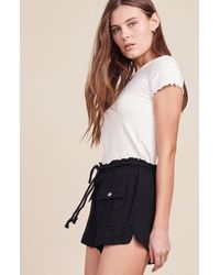 Jack BB Dakota - Black Rather Relaxed Drawstring Shorts - Lyst