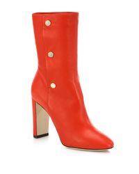 Jimmy Choo | Red Dayno Leather Boots | Lyst