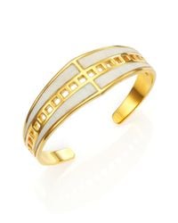 A Peace Treaty | Metallic Rasa Bone Cutout Cuff Bracelet | Lyst