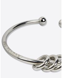 MM6 by Maison Martin Margiela - Metallic Brass Choker With Loop Pendants - Lyst