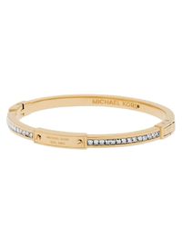 Michael Kors | Gold Baguette Hinge Bangle | Lyst