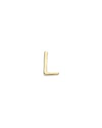 Loquet London | Metallic 18k Yellow Gold Letter Charm - L | Lyst