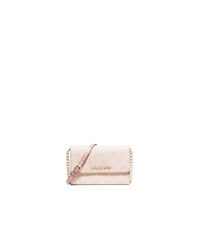 MICHAEL Michael Kors | Gold Large Mk Phone Crossbody | Lyst