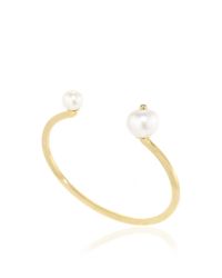 Delfina Delettrez | White Gold Pearl Piercing Bracelet | Lyst