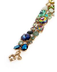 J.Crew | Multicolor Ombré Crystal Bracelet | Lyst