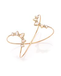 Zoe Chicco | Metallic Opal, Diamond & 14k Yellow Gold Cuff Bracelet | Lyst