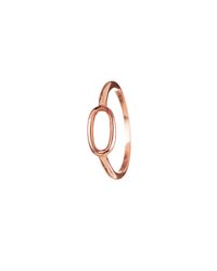 Lulu Frost | Metallic Code Number 14kt Rose Gold #0 Ring | Lyst