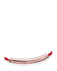 Monica Vinader | Red Essencia Friendship Bracelet | Lyst