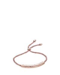 Monica Vinader | Metallic Essencia Friendship Bracelet | Lyst