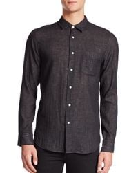Rag & Bone | Black Beach Sportshirt for Men | Lyst