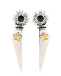 Iosselliani | Metallic Full Metal Jewels Earrings | Lyst