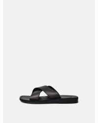 Jerusalem Sandals Black Elan for men