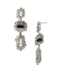 Alexis Bittar | Metallic Miss Havisham Liquid Pyrite & Crystal Broken Glass Teardrop Earrings | Lyst