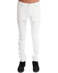 Balmain - White Jeans - Lyst