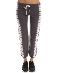 Monrow | Gray Border Tie Dye Vintage Sweatpant | Lyst