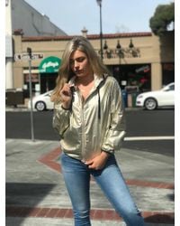 Closed - Metallic Beetle Windbreaker - Lyst